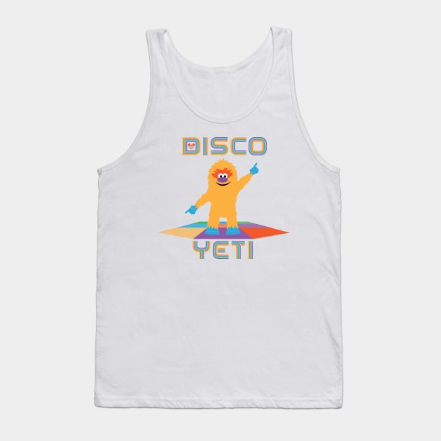 Disco Yeti Tank Top by tadtoo